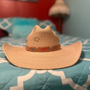 Charlie 1 straw hat.  Size medium.  Only worn twice
